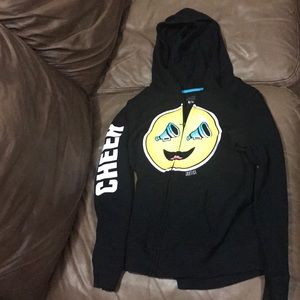 Girl's size 8/10 black hoodie by Justice.Like new.